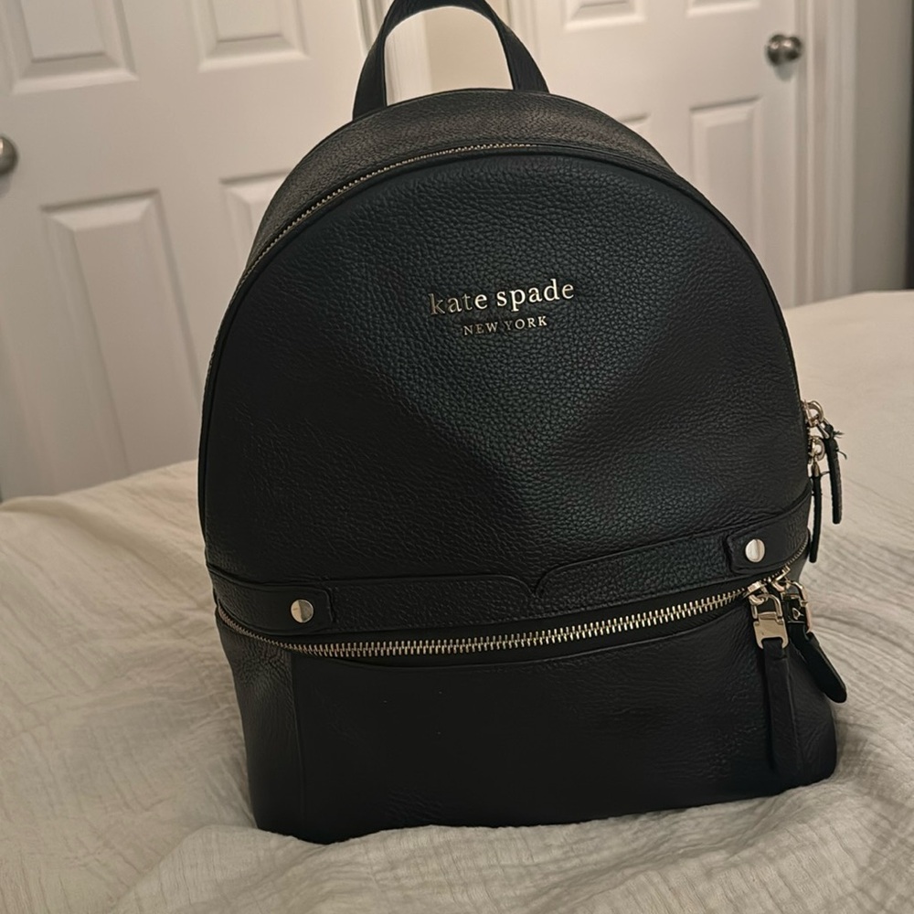 ♠️ KATE SPADE ♠️ Leila Pebbled Leather Large Dome Backpack